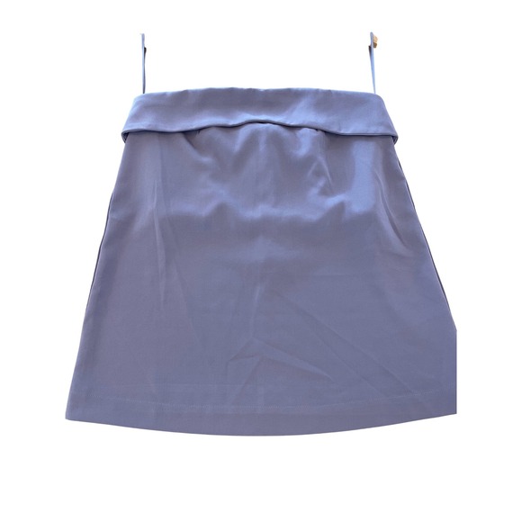 Lucca Womens Top Size S Purple Gray Strapless Sleeveless Top Satin - Picture 1 of 6
